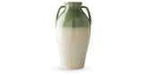 Andorbury Green/Beige Vase by Ashley at Eve Furniture