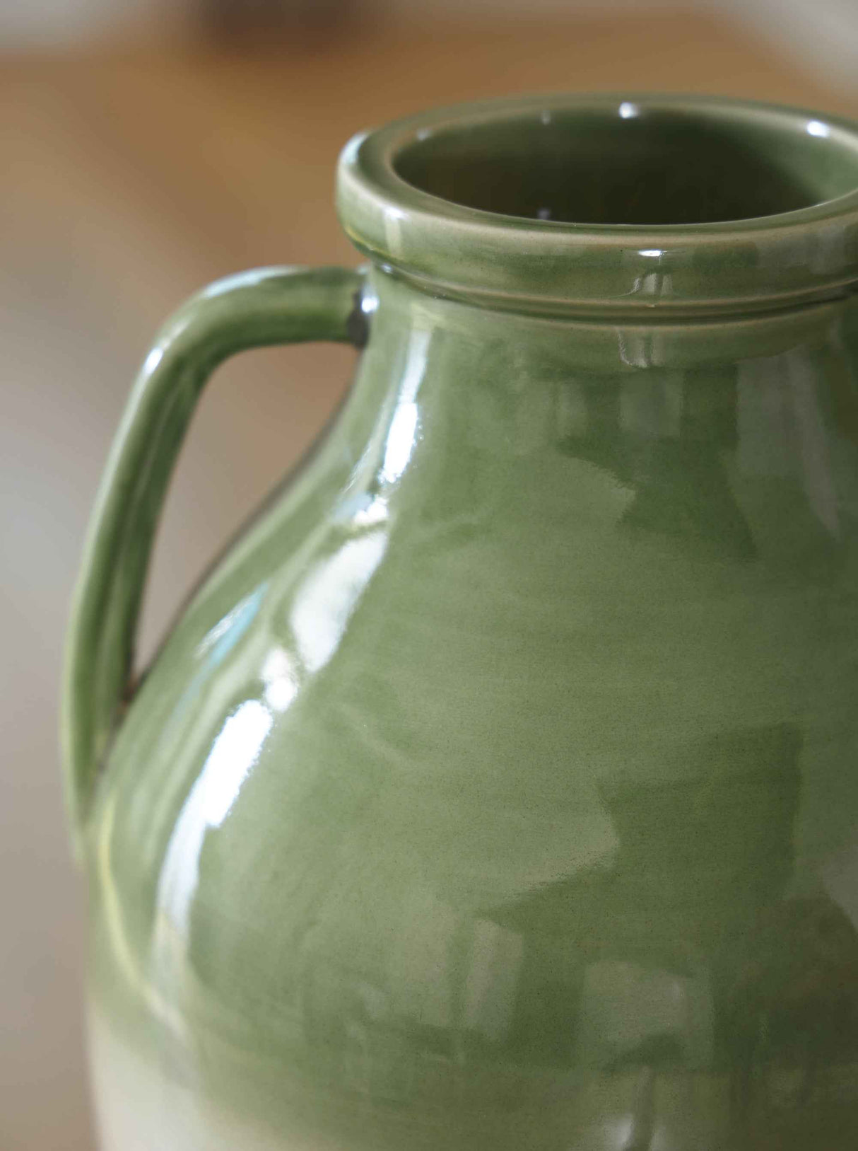 Andorbury Green/Beige Vase by Ashley at Eve Furniture