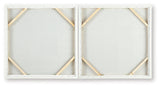 Andorfield Beige/Black/White Wall Art (Set of 2) by Ashley at Eve Furniture