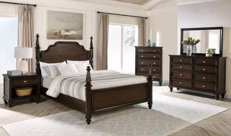 Andover 5-Piece Queen Bedroom Set Dark Oak by Coaster at Eve Furniture