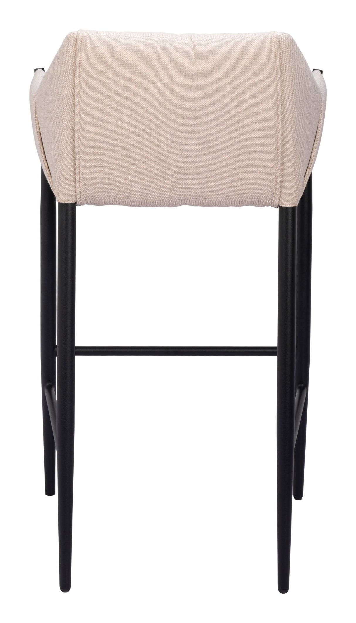 Andover Beige Barstool by Zuomod at Eve Furniture