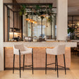 Andover Beige Barstool by Zuomod at Eve Furniture