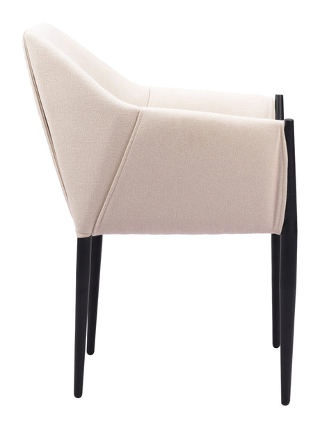 Andover Beige Dining Chair (Set of 2) by Zuomod at Eve Furniture