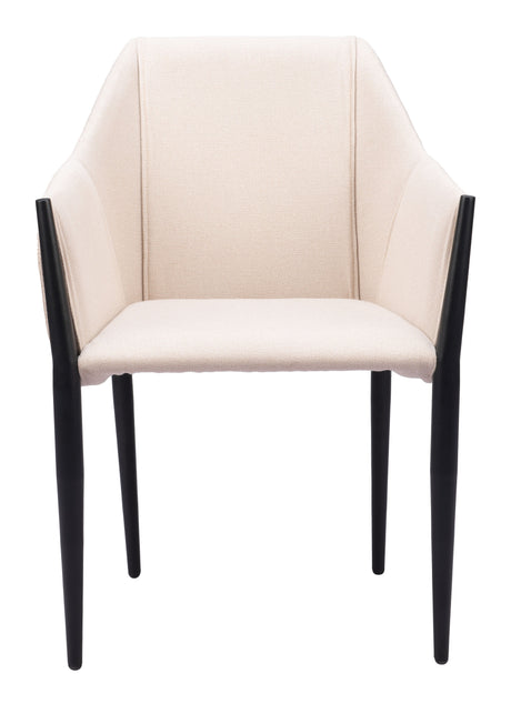 Andover Beige Dining Chair (Set of 2) by Zuomod at Eve Furniture