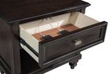 Andover Dark Oak 1-Drawer Nightstand by Coaster at Eve Furniture