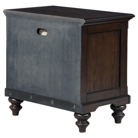 Andover Dark Oak 1-Drawer Nightstand by Coaster at Eve Furniture