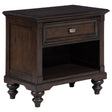 Andover Dark Oak 1-Drawer Nightstand by Coaster at Eve Furniture