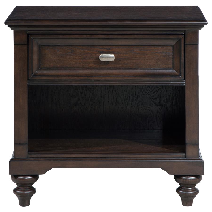 Andover Dark Oak 4-Piece California King Bedroom Set by Coaster at Eve Furniture