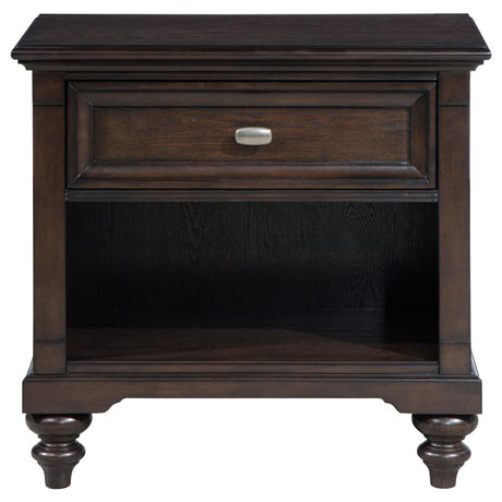 Andover Dark Oak 4-Piece California King Bedroom Set by Coaster at Eve Furniture