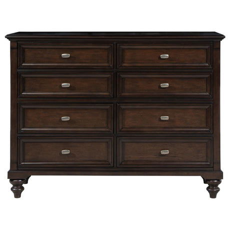 Andover Dark Oak 4-Piece California King Bedroom Set by Coaster at Eve Furniture
