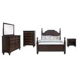 Andover Dark Oak 5-Piece Queen Bedroom Set by Coaster at Eve Furniture