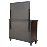 Andover Dark Oak 8-drawer Dresser and Mirror by Coaster at Eve Furniture