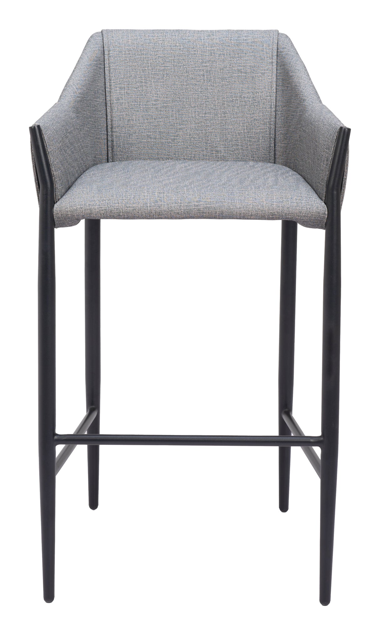 Andover Slate Gray Barstool by Zuomod at Eve Furniture