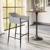 Andover Slate Gray Barstool by Zuomod at Eve Furniture