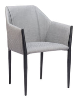 Andover Slate Gray Dining Chair (Set of 2) by Zuomod at Eve Furniture