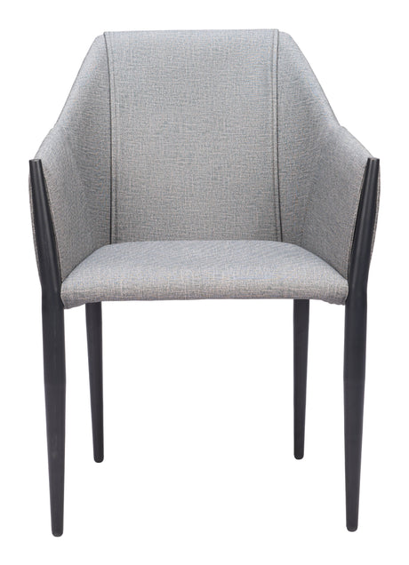 Andover Slate Gray Dining Chair (Set of 2) by Zuomod at Eve Furniture