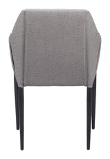 Andover Slate Gray Dining Chair (Set of 2) by Zuomod at Eve Furniture