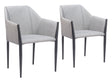 Andover Slate Gray Dining Chair (Set of 2) by Zuomod at Eve Furniture