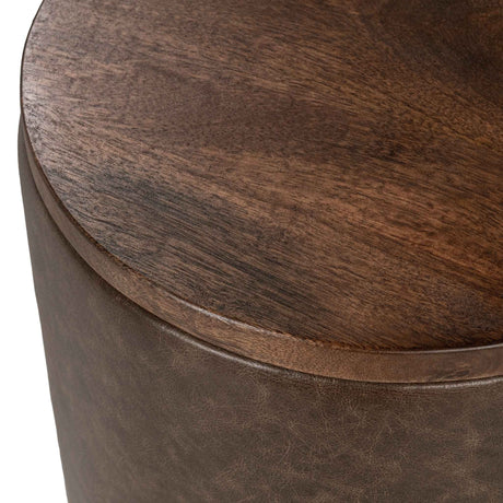 Andra Cocoa Brown Accent Table by Classic Home at Eve Furniture