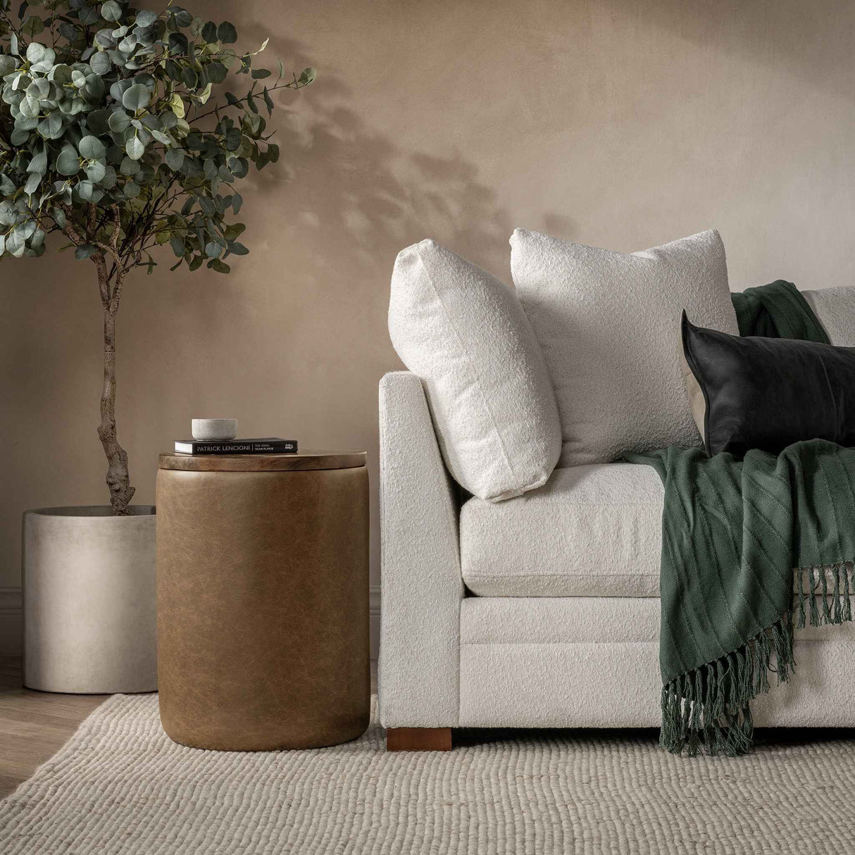 Andra Tan Accent Table by Classic Home at Eve Furniture