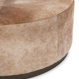 Andre Round Ottoman - Canyon Dust by Classic Home at Eve Furniture