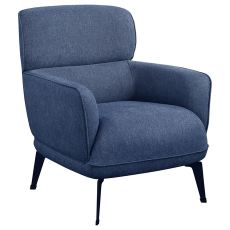 Andrea Blue Heavy Duty High Back Accent Chair by Coaster at Eve Furniture