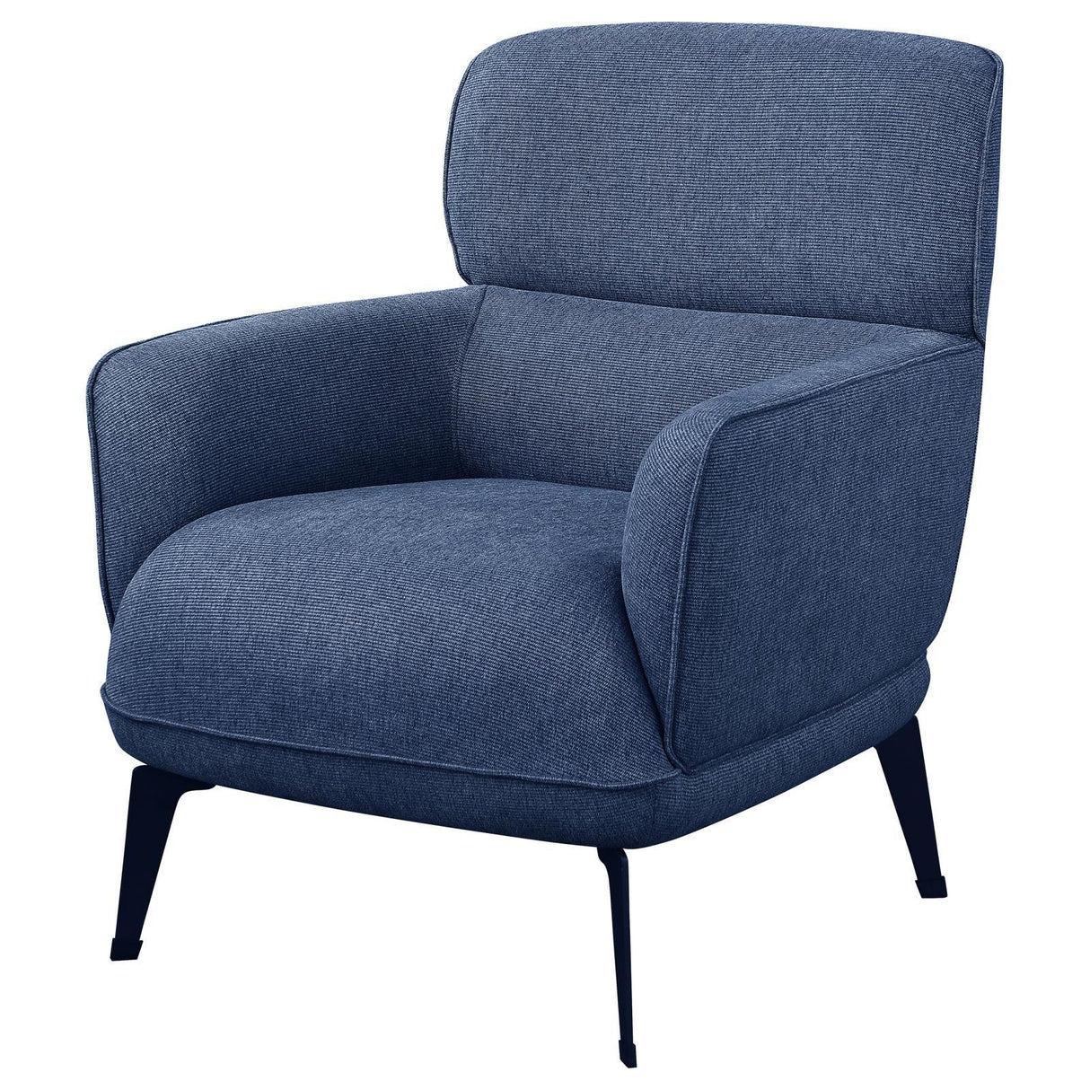 Andrea Blue Heavy Duty High Back Accent Chair by Coaster at Eve Furniture