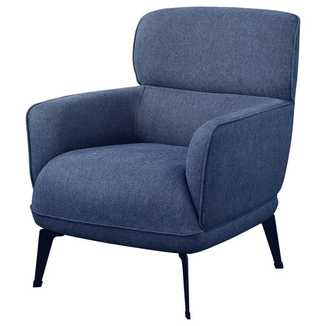 Andrea Blue Heavy Duty High Back Accent Chair by Coaster at Eve Furniture
