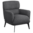 Andrea Grey Heavy Duty High Back Accent Chair by Coaster at Eve Furniture