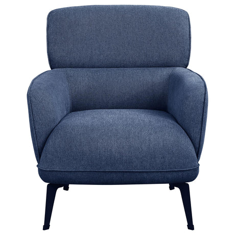 Andrea Blue Heavy Duty High Back Accent Chair