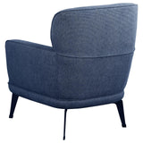 Andrea Blue Heavy Duty High Back Accent Chair