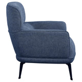 Andrea Blue Heavy Duty High Back Accent Chair