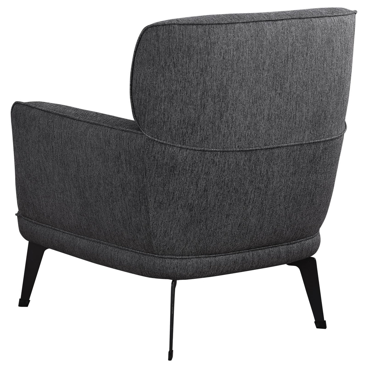 Andrea Grey Heavy Duty High Back Accent Chair