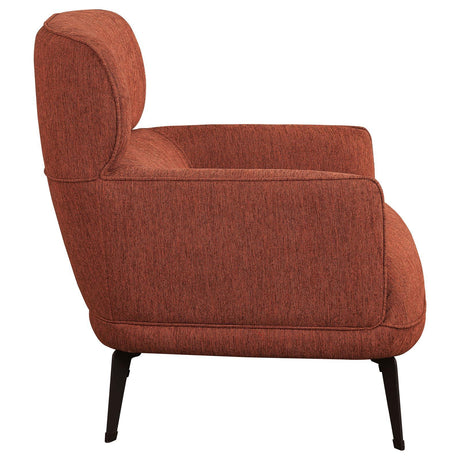 Andrea Orange Heavy Duty High Back Accent Chair by Coaster at Eve Furniture