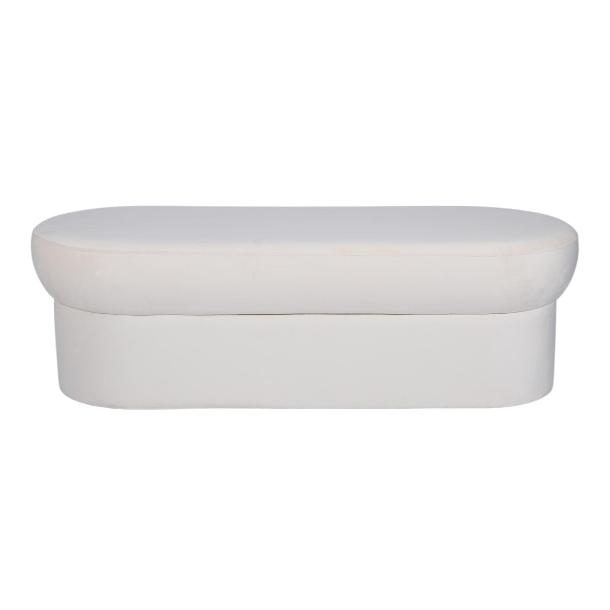 Andrea Performance Velvet Storage Bench (31"-50") by TOV Furniture at Eve Furniture