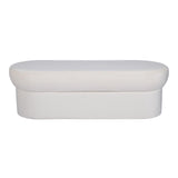 Andrea Performance Velvet Storage Bench (31"-50") by TOV Furniture at Eve Furniture