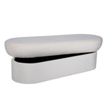 Andrea Performance Velvet Storage Bench (31"-50") by TOV Furniture at Eve Furniture