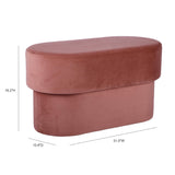 Andrea Performance Velvet Storage Bench (31"-50") by TOV Furniture at Eve Furniture