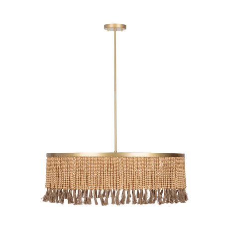 Andren Pendant Natural/Gold Pendant Lamp by Classic Home at Eve Furniture