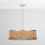 Andren Pendant Natural/Gold Pendant Lamp by Classic Home at Eve Furniture
