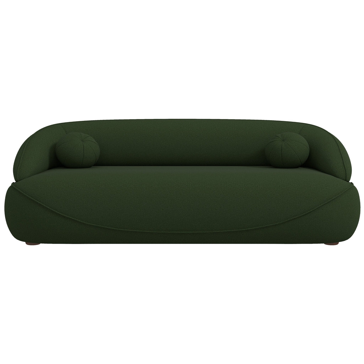 Brody Dark Green Boucle Sofa