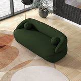 Brody Dark Green Boucle Sofa