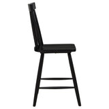 Andrews Black Windsor Counter Height Dining Side Chair (Set of 2) by Coaster at Eve Furniture