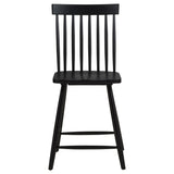 Andrews Black Windsor Counter Height Dining Side Chair (Set of 2) by Coaster at Eve Furniture