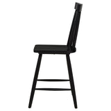 Andrews Black Windsor Counter Height Dining Side Chair (Set of 2) by Coaster at Eve Furniture
