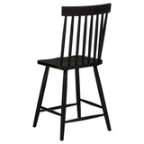 Andrews Black Windsor Counter Height Dining Side Chair (Set of 2) by Coaster at Eve Furniture
