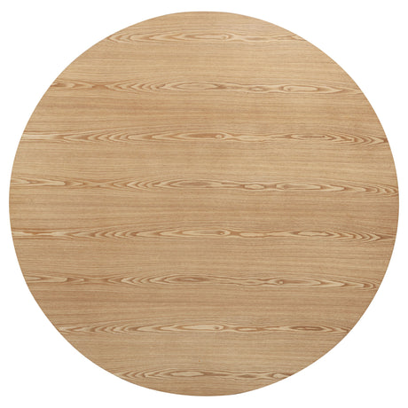 Andrews Light Ash 48-inch Round Wood Dining Room Table by Coaster at Eve Furniture