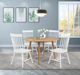Andrews Light Ash 48-inch Round Wood Dining Room Table by Coaster at Eve Furniture