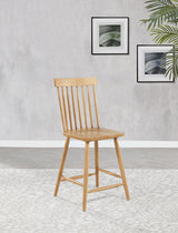 Andrews Light Ash Windsor Counter Height Dining Side Chair (Set of 2) by Coaster at Eve Furniture
