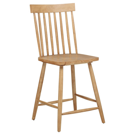 Andrews Light Ash Windsor Counter Height Dining Side Chair (Set of 2) by Coaster at Eve Furniture